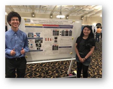 Students with research poster